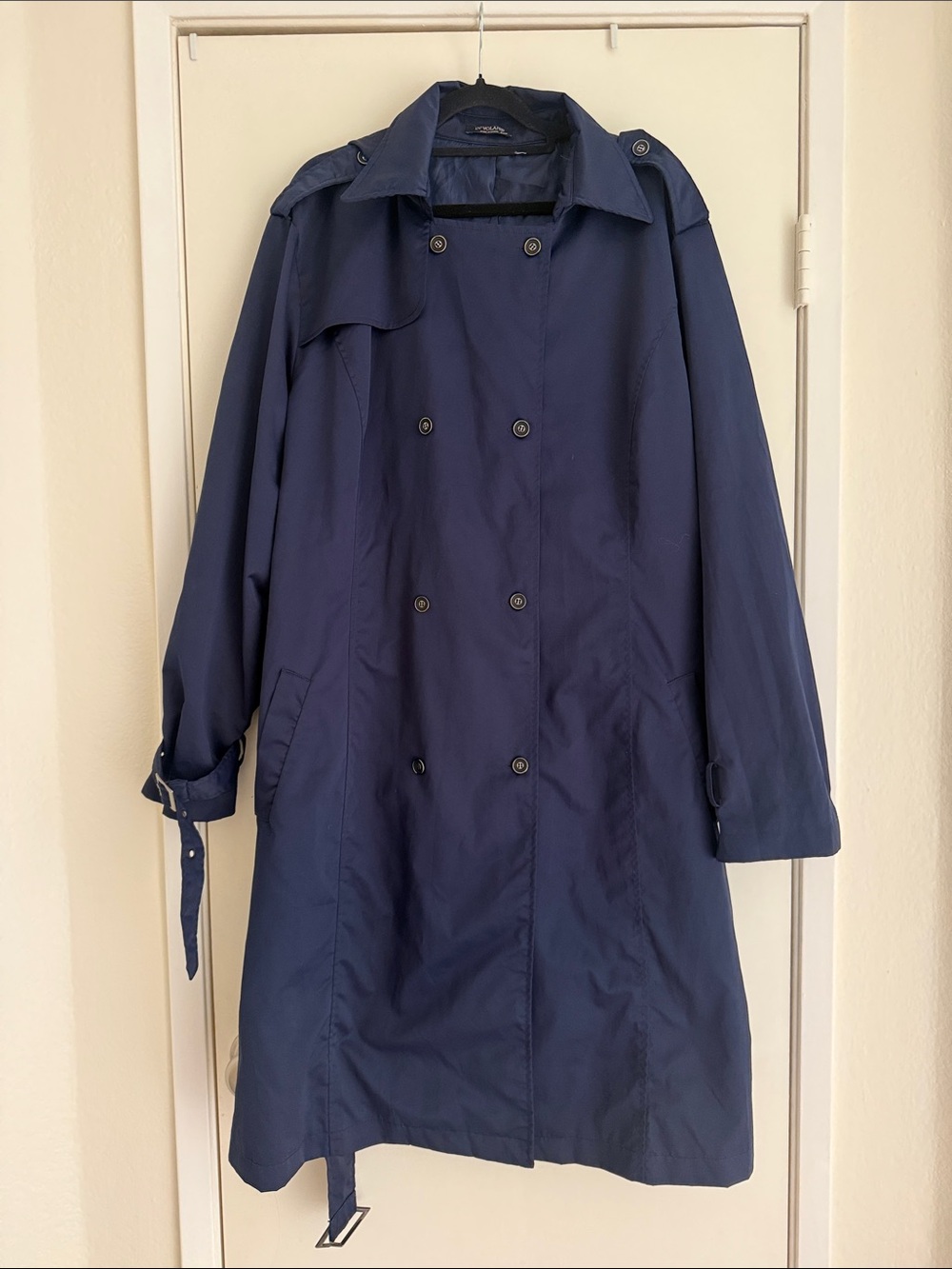 In’voland Classic Navy Trench Coat size 24W